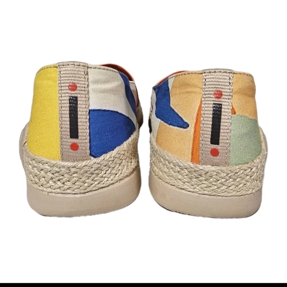 UIN Tropical Day Marbella 8.5 Women's Canvas Espadrilles Colorful Light Shoes